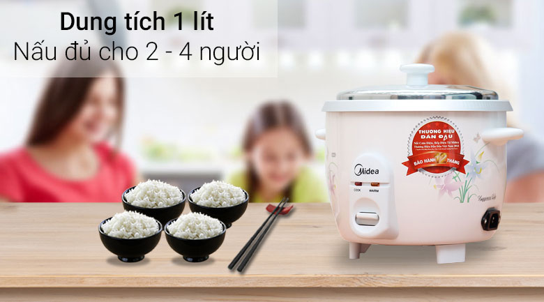 Nồi cơm điện Midea 1 lít MR-GM10SA