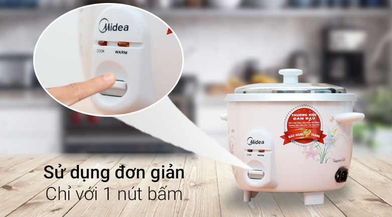 Nồi cơm điện Midea 1 lít MR-GM10SA