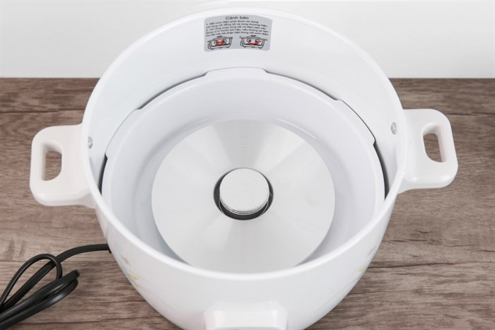 Nồi cơm điện Midea 1 lít MR-GM10SA Màu Trắng