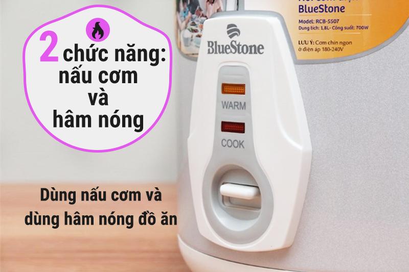Nồi cơm điện nắp gài Bluestone 1.8 lít RCB-5507
