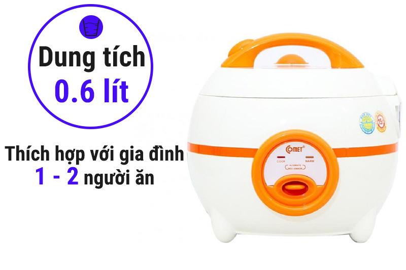Nồi cơm điện nắp gài Comet 0.6 lít CM-8006