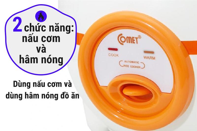 Nồi cơm điện nắp gài Comet 0.6 lít CM-8006