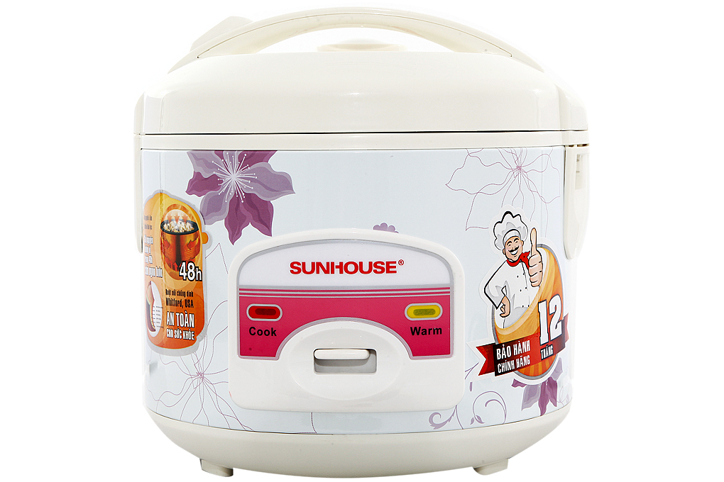 Nồi cơm điện nắp gài Sunhouse 1.2 lít SH8212