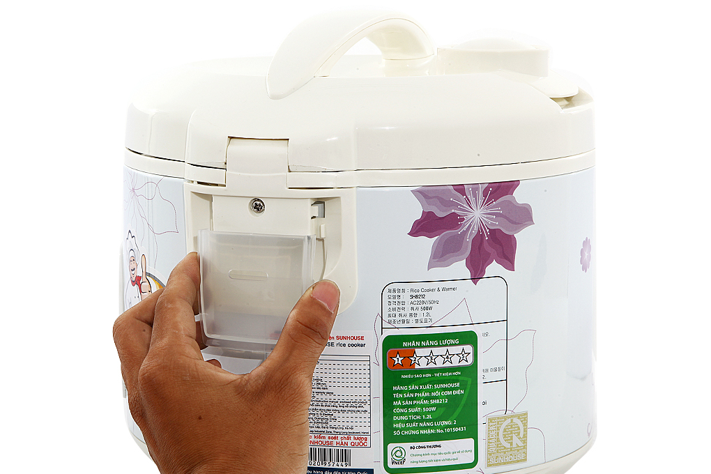 Nồi cơm điện nắp gài Sunhouse 1.2 lít SH8212