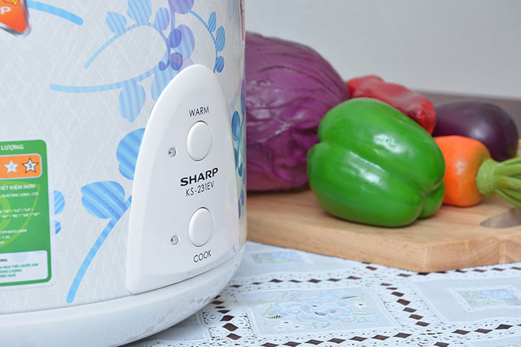 Nồi cơm điện nắp gài Sharp 2.2L KS-231EV