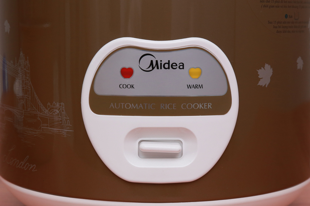 Nồi cơm điện nắp gài Midea 1.8L MR-CM1806
