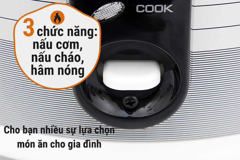 Nồi cơm điện nắp gài Sharp 1.8 lit KS-N1802V