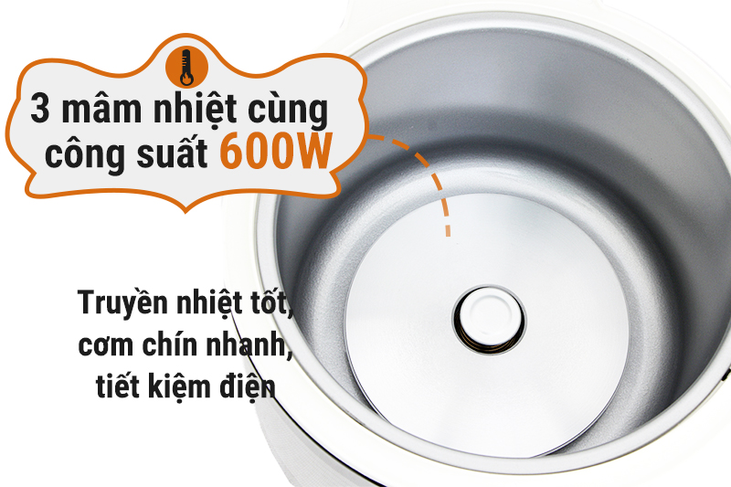 Nồi cơm điện nắp gài Sharp 1.8 lit KS-N1802V