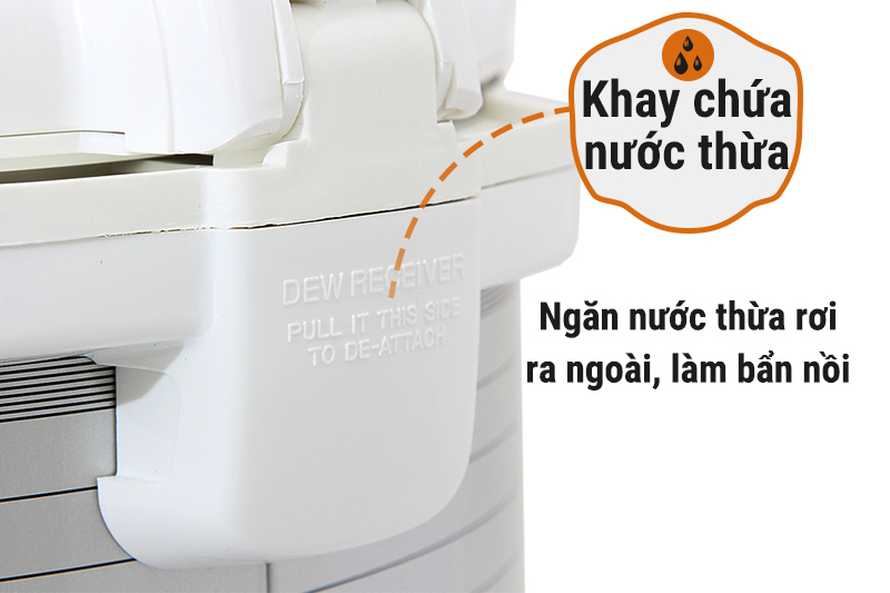 Nồi cơm điện nắp gài Sharp 1.8 lit KS-N1802V