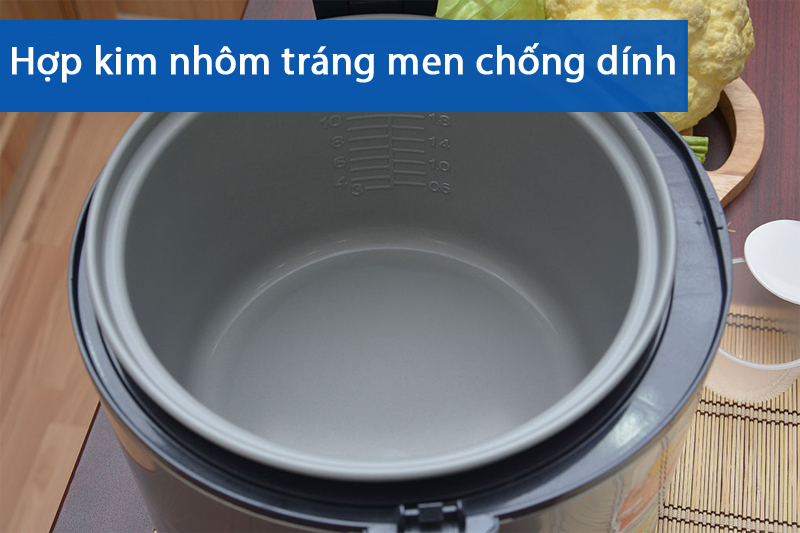 Lòng nhôm Nồi cơm điện nắp gài Sharp 1.8L KS-NR191STV