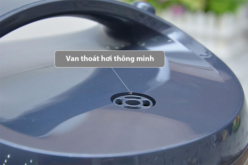 Nồi cơm điện nắp gài Sharp 1.8L KS-NR191STVcó van thoát hơi nước
