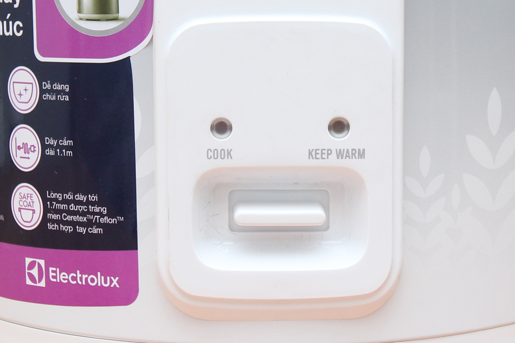 Nồi cơm nắp gài Electrolux 1.8L ERC3305