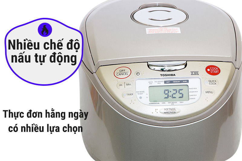 Nồi cơm điện tử Toshiba 1.8 lít RC-18RH(CG)VN