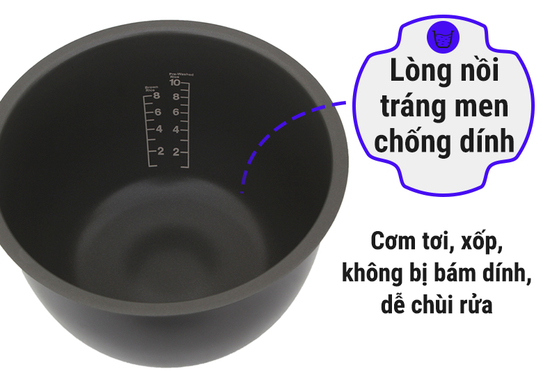 Nồi cơm điện tử Toshiba 1.8 lít RC-18RH(CG)VN