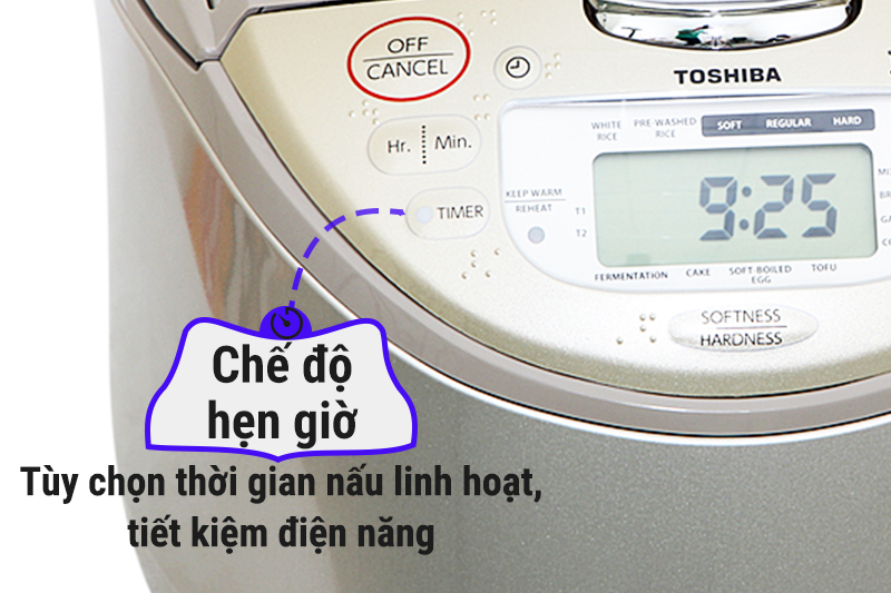 Nồi cơm điện tử Toshiba 1.8 lít RC-18RH(CG)VN