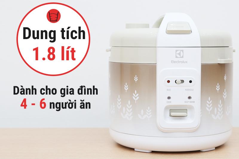 Nồi cơm nắp gài Electrolux 1.8 lít ERC3405
