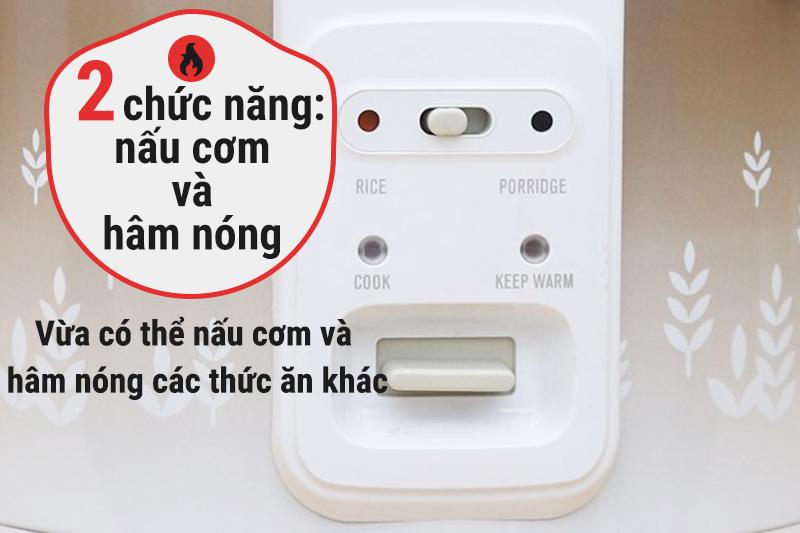Nồi cơm nắp gài Electrolux 1.8 lít ERC3405