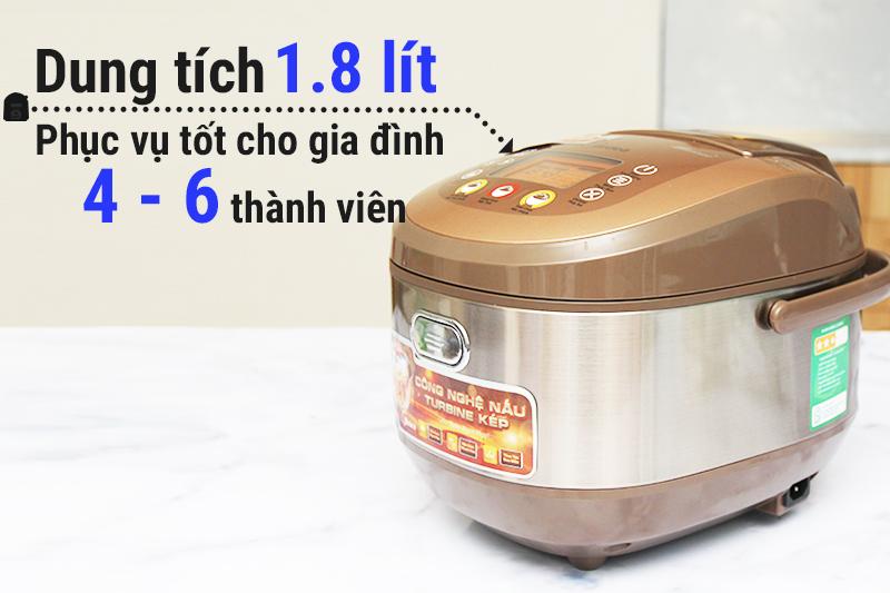 Nồi cơm điện tử Midea 1.8 lít MB-FZ5021