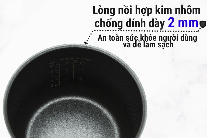 Nồi cơm điện tử Midea 1.8 lít MB-FZ5021