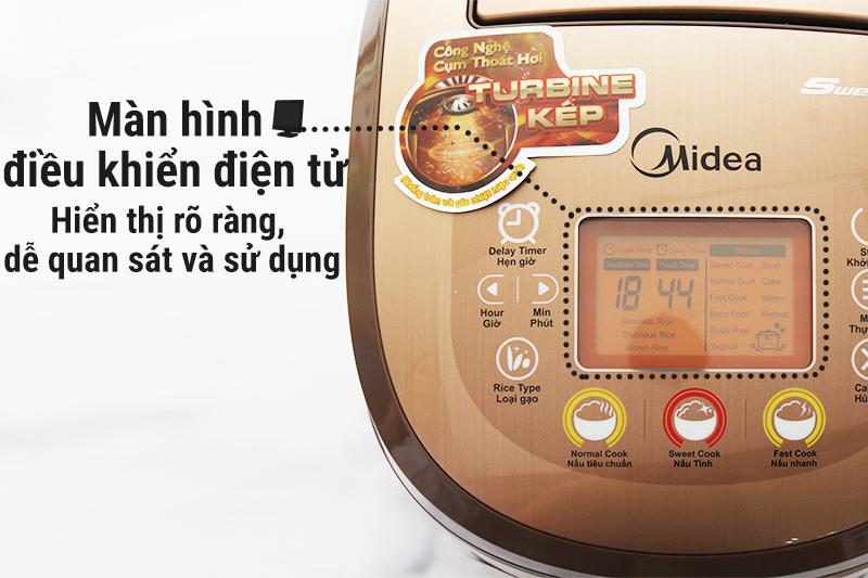 Nồi cơm điện tử Midea 1.8 lít MB-FZ5021
