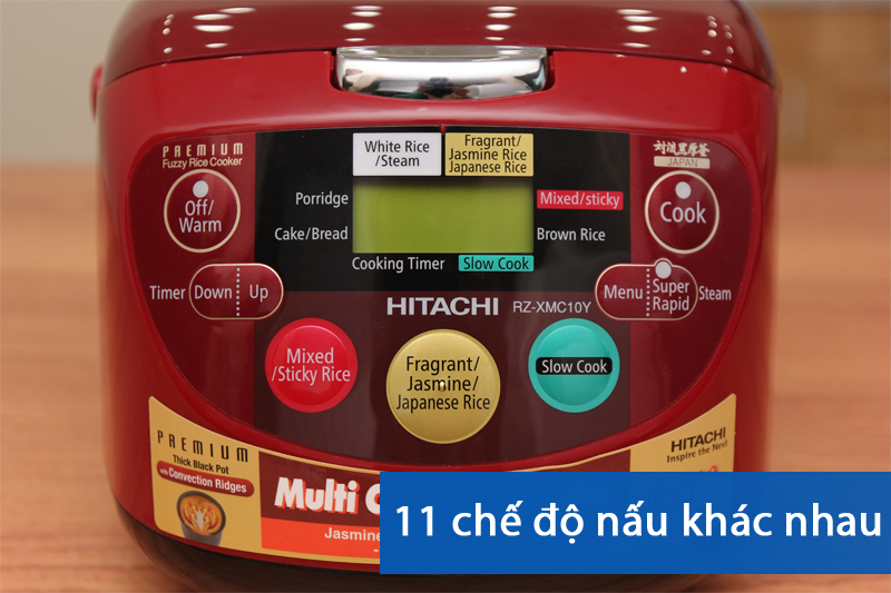 Nồi cơm điện tử Hitachi 1.0L RZ-XMC10Y