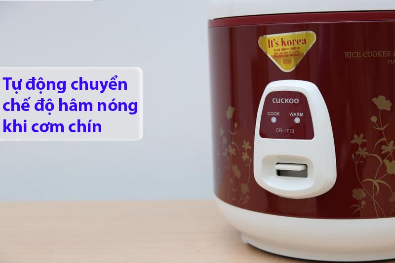 Nồi cơm điện nắp gài Cuckoo CR- 1713