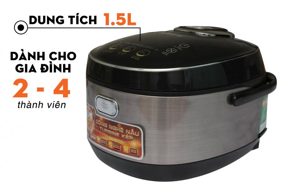 Nồi cơm điện tử Midea 1.5 lít MB-FZ4087