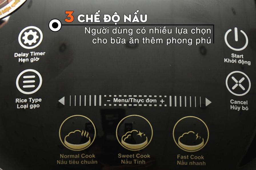 Nồi cơm điện tử Midea 1.5 lít MB-FZ4087
