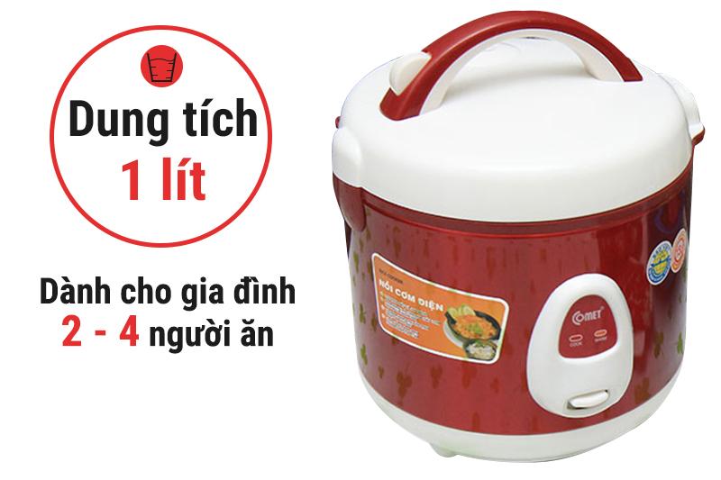 Nồi cơm điện nắp gài Comet 1 lít CM8025