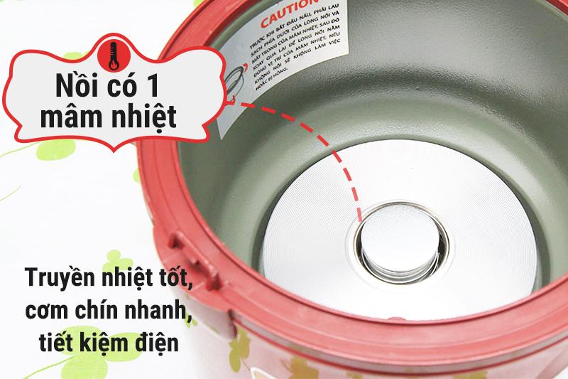 Nồi cơm điện nắp gài Comet 1 lít CM8025