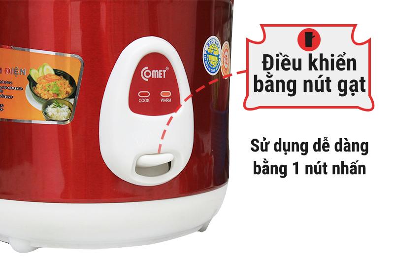 Nồi cơm điện nắp gài Comet 1 lít CM8025