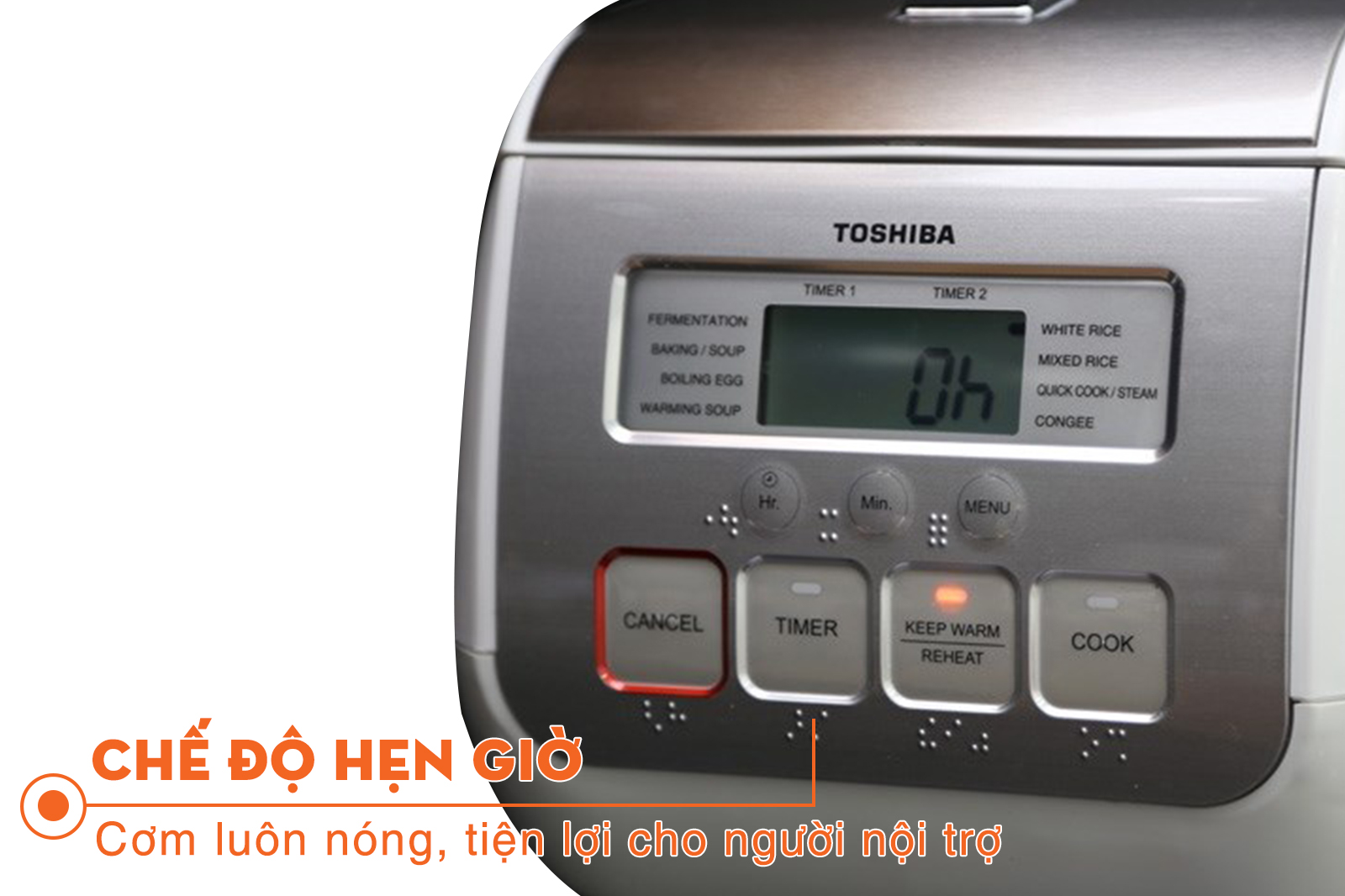 Nồi cơm điện tử Toshiba RC-5MS(WT)VN