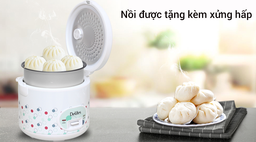 Nồi cơm điện Delites 1.8 lít NCG1801-02