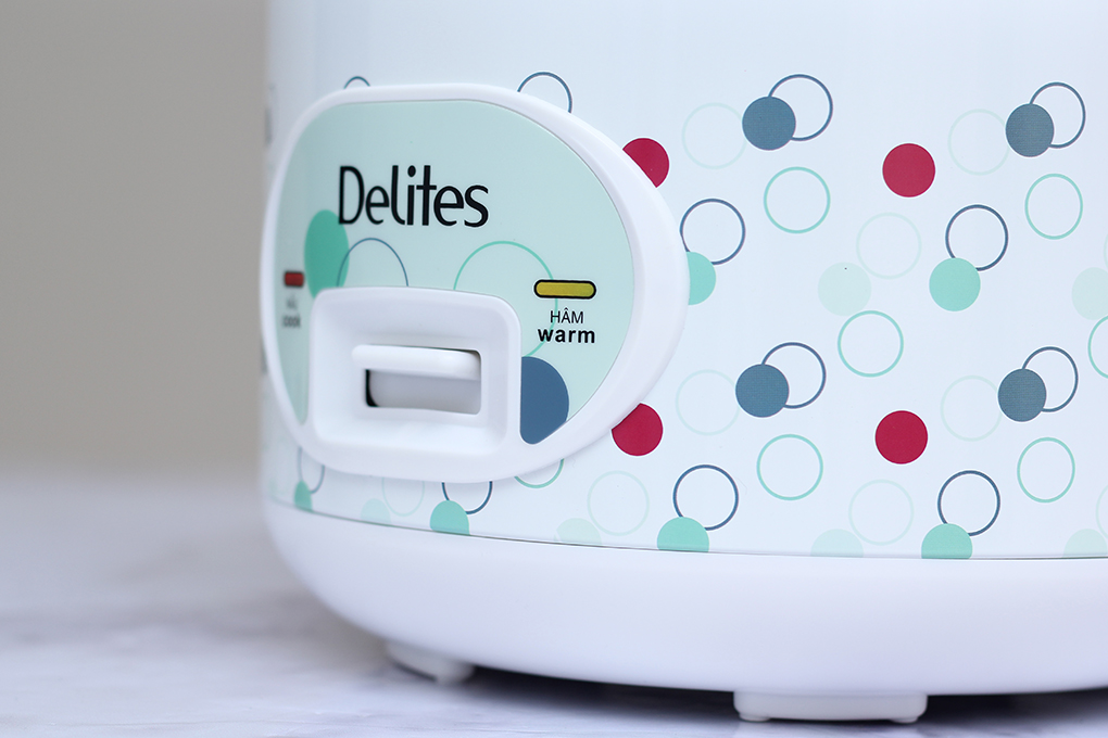 Nồi cơm điện Delites 1.8 lít NCG1801-02 Màu Trắng