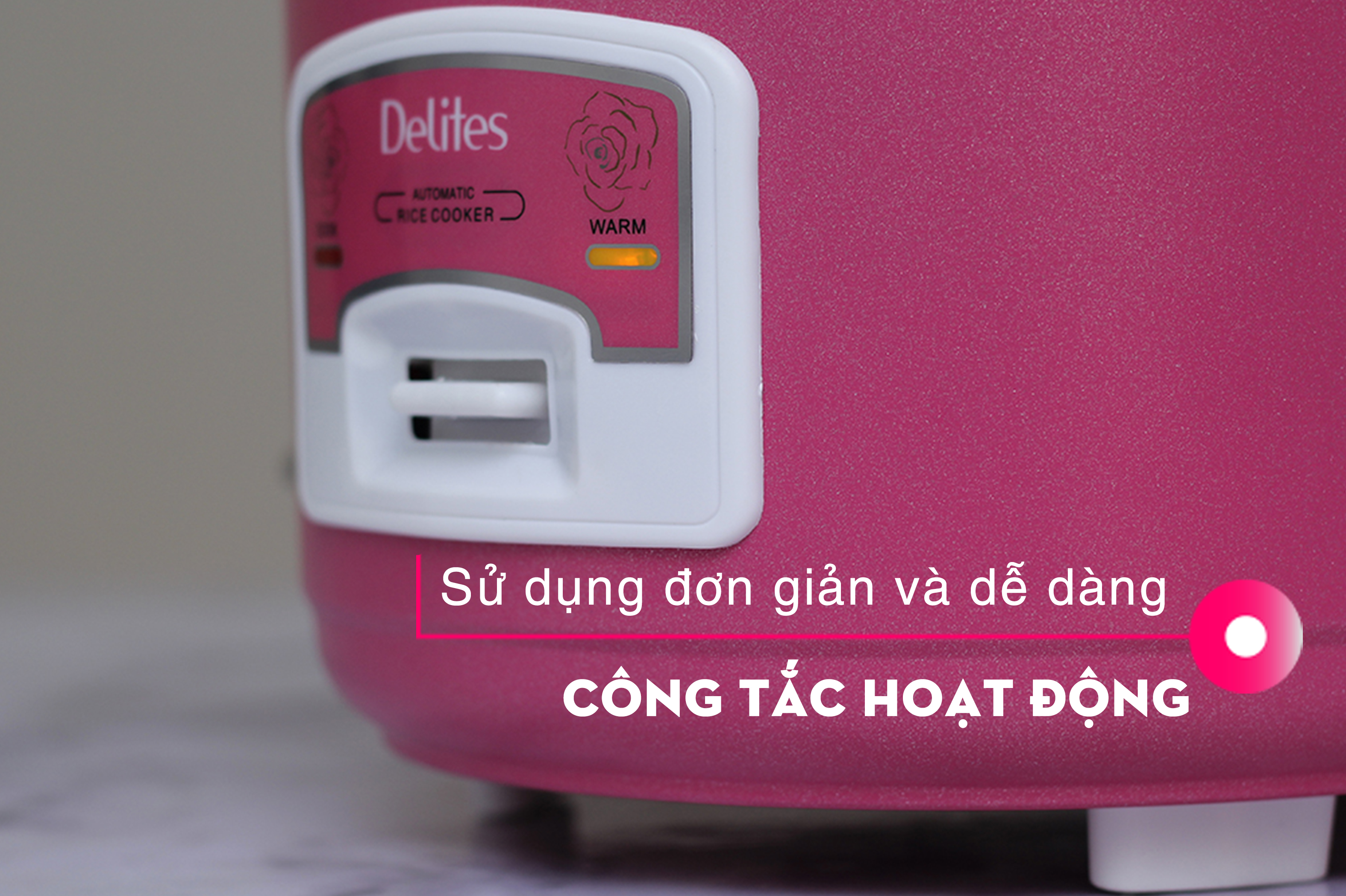 Nồi cơm nắp rời Delites 1.5 lít NCR1501