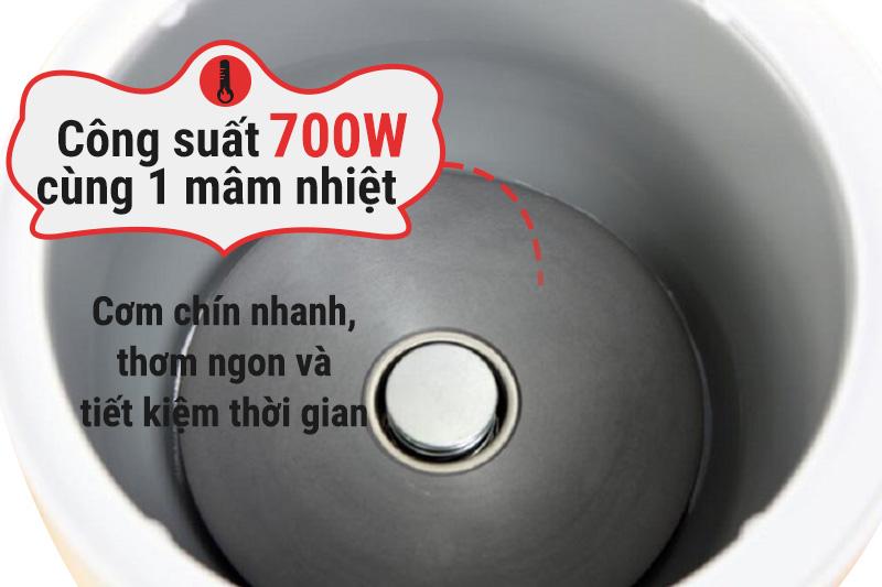 Nồi cơm điện nắp gài Sunhouse 1.8 lít SHD8602