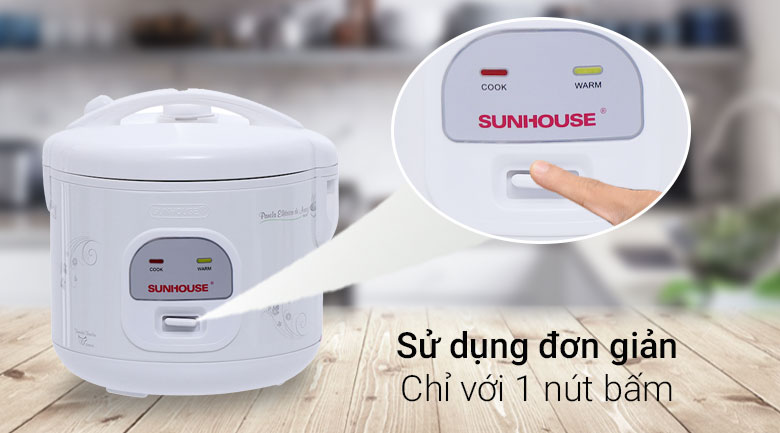 Nồi cơm điện Sunhouse 1.2 lít SHD8210
