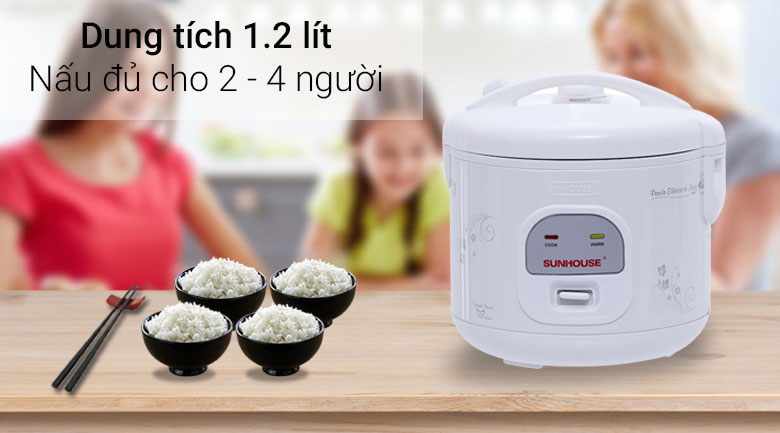 Nồi cơm điện Sunhouse 1.2 lít SHD8210
