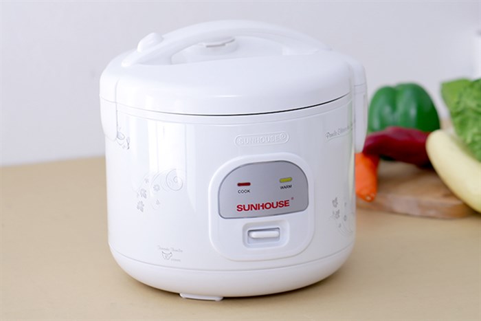 Nồi cơm điện Sunhouse 1.2 lít SHD8210 Màu Trắng