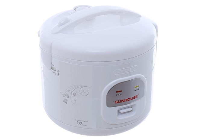Nồi cơm điện Sunhouse 1.2 lít SHD8210 Màu Trắng