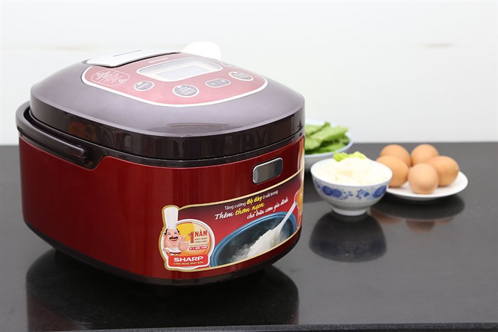 Nồi cơm điện tử Sharp KS-TH18-RD Màu Đỏ