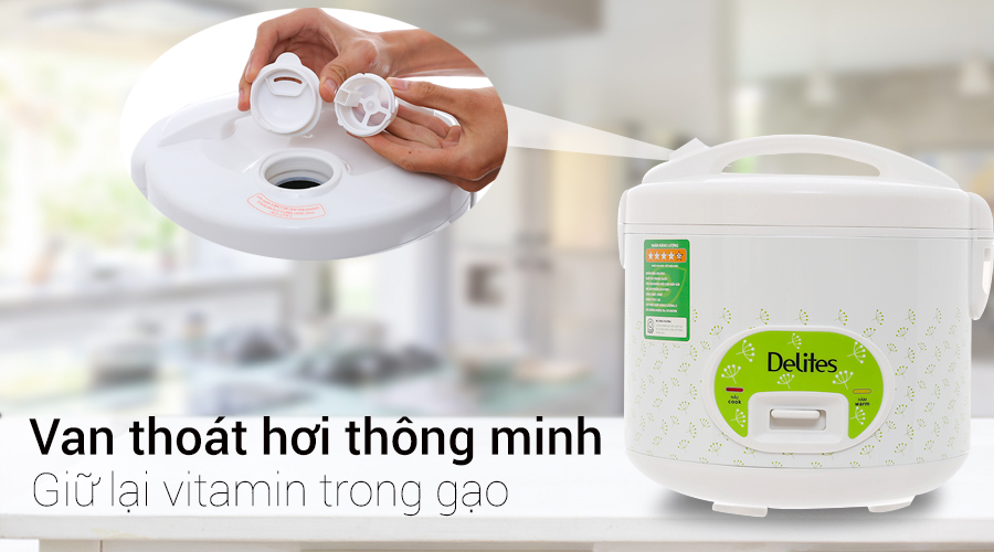 Nồi cơm điện Delites 1.8 lít NCG1801 01
