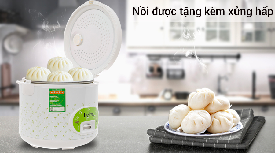 Nồi cơm điện Delites 1.8 lít NCG1801 01
