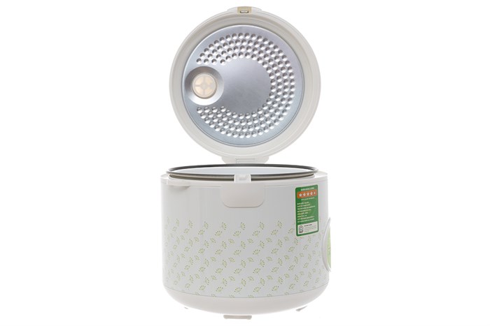 Nồi cơm điện Delites 1.8 lít NCG1801 01 Màu Trắng - Xanh lá