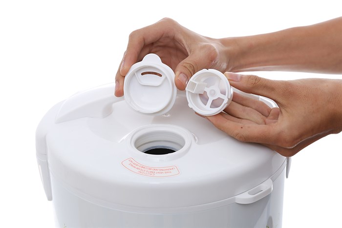 Nồi cơm điện Delites 1.8 lít NCG1801 01 Màu Trắng - Xanh lá