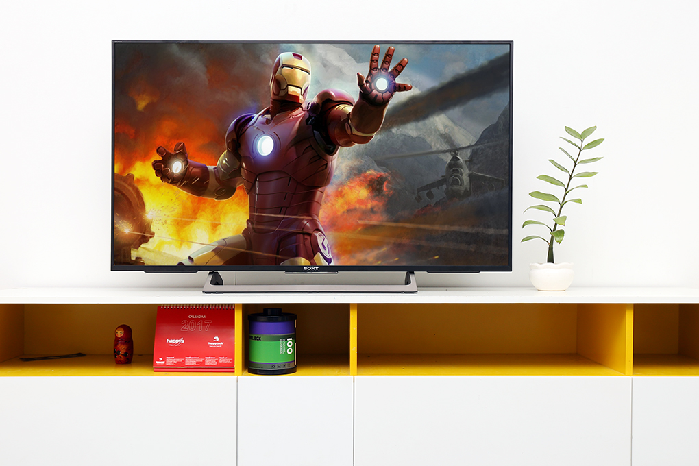 Android Tivi Sony 4K 49 inch KD-49X8000E Màu Đen