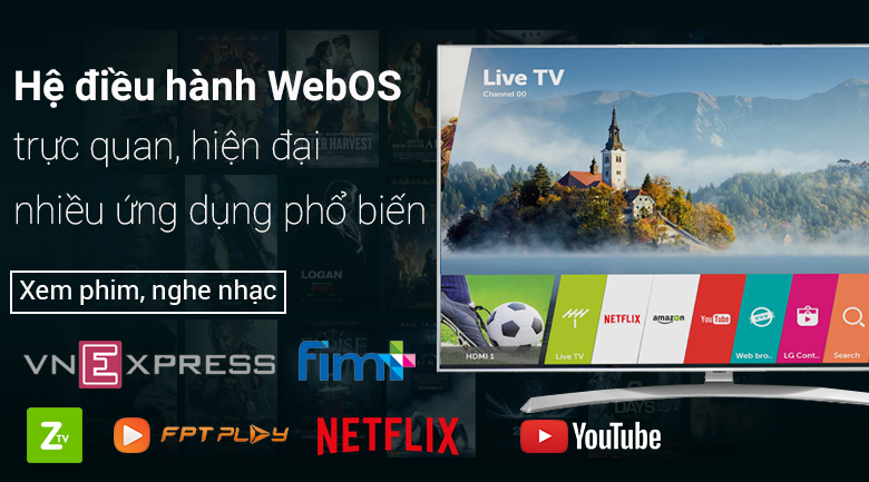 Smart Tivi LG 4K 49 inch 49SJ800T