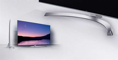 Kiểu dáng hiện đại, sang trọng trên Smart Tivi LG 4K 55 inch 55SJ800T