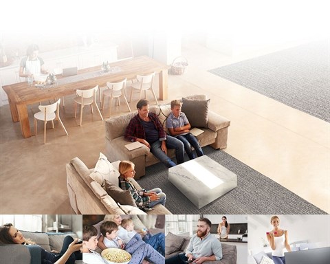 Thoải mái xem tivi từ mọi hướng ngồi trên Smart Tivi LG 4K 55 inch 55SJ800T