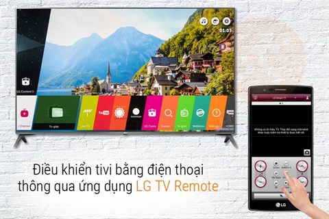 Điều khiển tivi bằng điện thoại